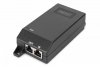Digitus Zasilacz/Adapter PoE+ 802.3at aktywny max. 55V 30W 10/100/1000Mbps, transmisja do 100m